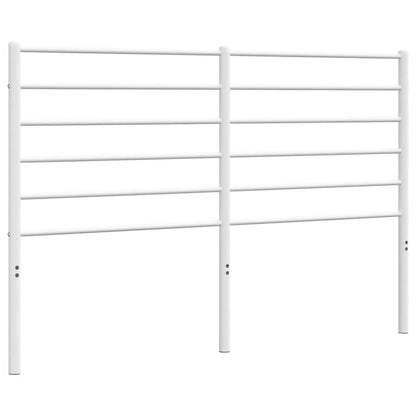 vidaXL Metal Replace Headboard White 150 cm