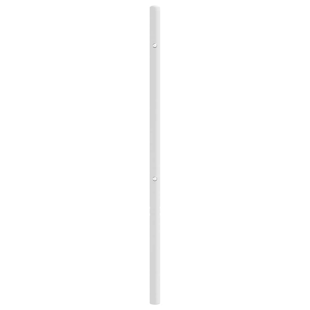 vidaXL Metal Replace Headboard White 150 cm