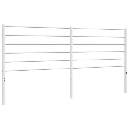vidaXL Headboard | White | Steel | King |  Tough | Headboard | Rectangular