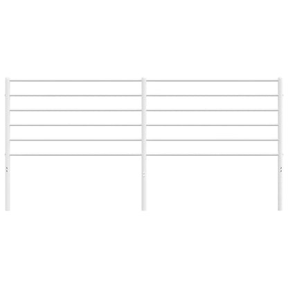 vidaXL Headboard | White | Steel | King |  Tough | Headboard | Rectangular
