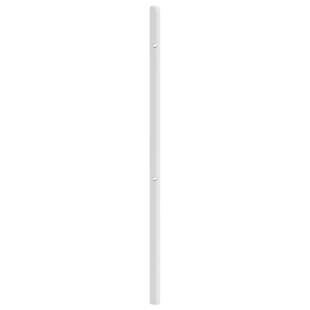 vidaXL Metal Replace Headboard White 193 cm