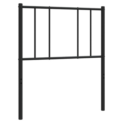 vidaXL Metal Replace Headboard Black 80 cm