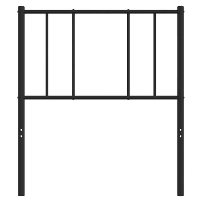 vidaXL Metal Replace Headboard Black 90 cm