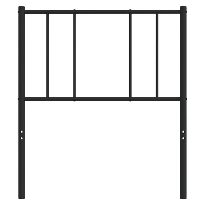 vidaXL Metal Replace Headboard Black 107 cm