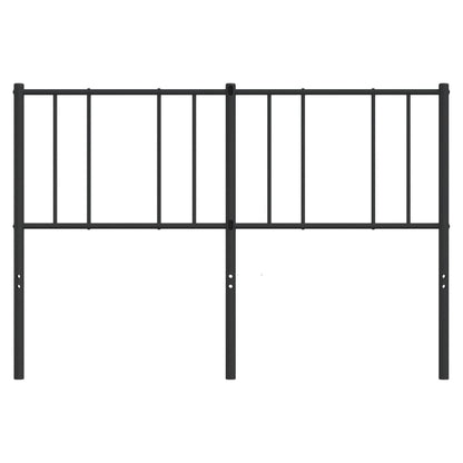 vidaXL Metal Replace Headboard Black 135 cm