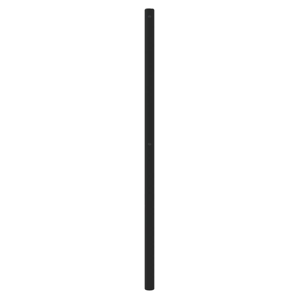 vidaXL Metal Replace Headboard Black 135 cm