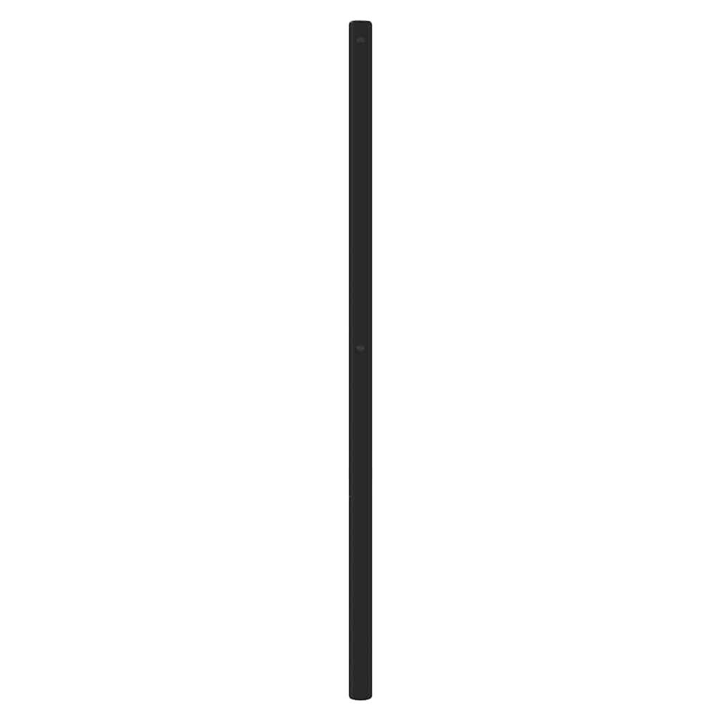 vidaXL Metal Replace Headboard Black 140 cm