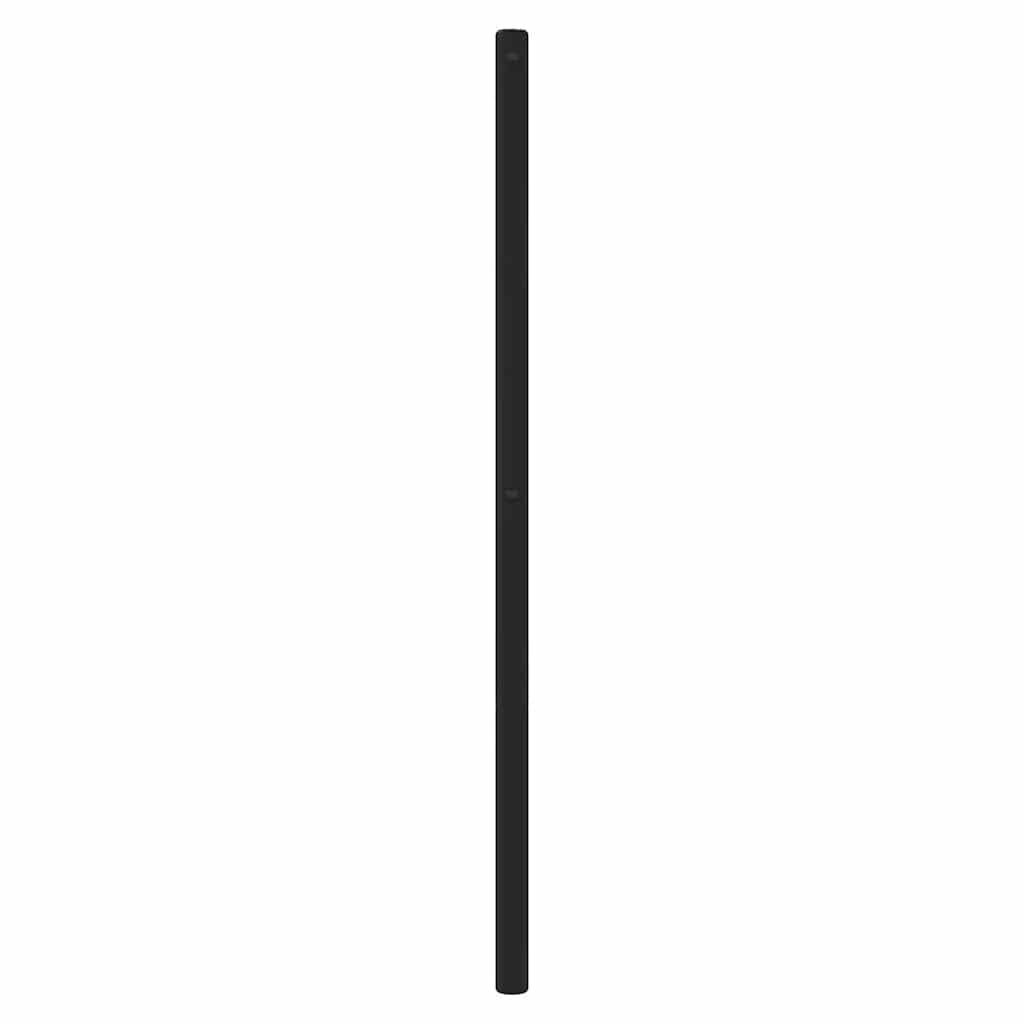 vidaXL Metal Replace Headboard Black 150 cm