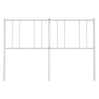 vidaXL Metal Replace Headboard White 150 cm