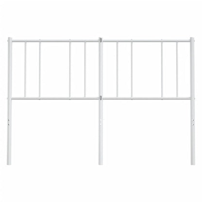 vidaXL Headboard | White | Steel | Double | Headboard | Rectangular
