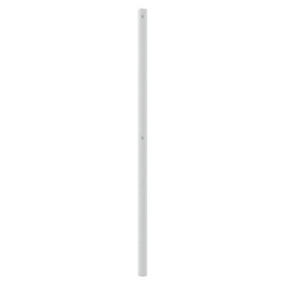 vidaXL Headboard | White | Steel | Double | Headboard | Rectangular