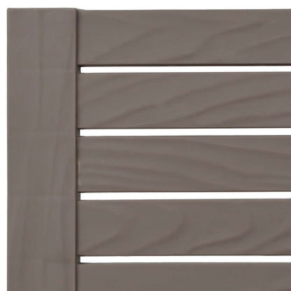 vidaXL Sun Lounger Light Brown 155x58x83 cm Polypropylene
