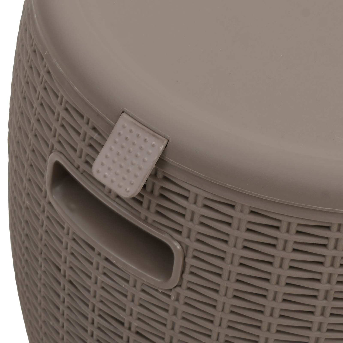 vidaXL 4-in-1 Garden Storage Box Light Brown Polypropylene