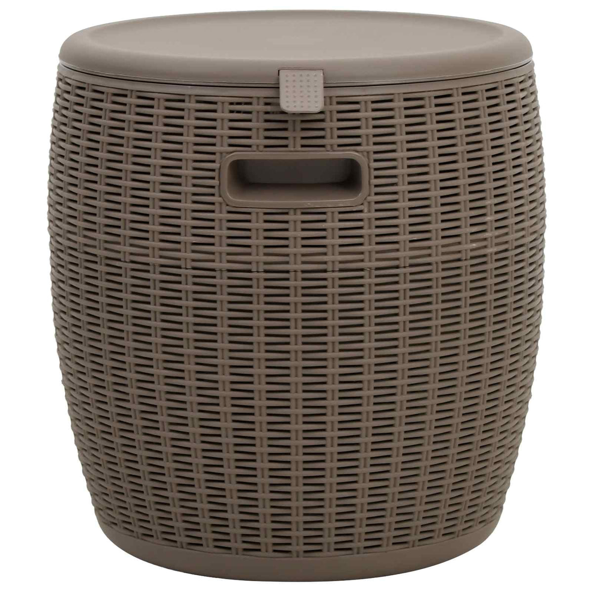 vidaXL 4-in-1 Garden Storage Box Light Brown Polypropylene