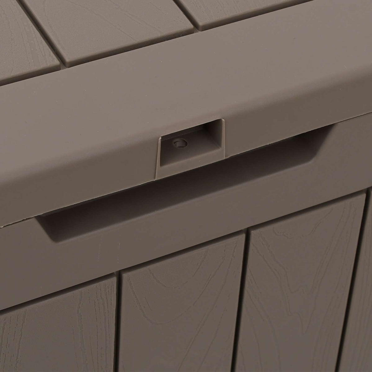 vidaXL Garden Storage Box Grey 55,5x43x53 cm Polypropylene