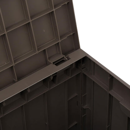 vidaXL Garden Storage Box Grey 55,5x43x53 cm Polypropylene