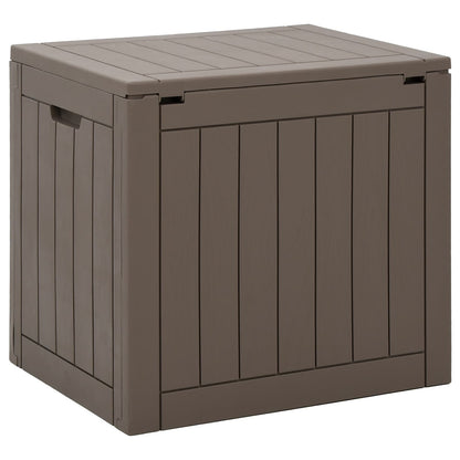 vidaXL Garden Storage Box Grey 55,5x43x53 cm Polypropylene