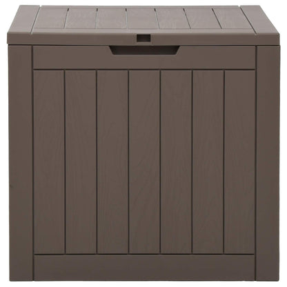 vidaXL Garden Storage Box Grey 55,5x43x53 cm Polypropylene