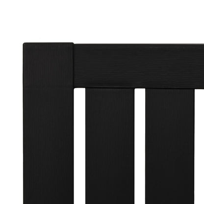 vidaXL Garden Adirondack Chair | Black | Polypropylene (PP) | Standard