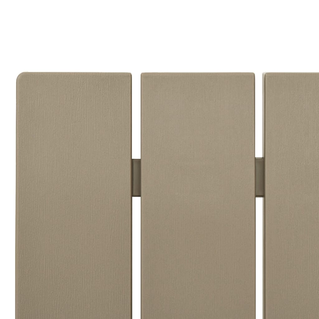 vidaXL Garden Adirondack Chair | Light brown | Polypropylene (PP) | Medium