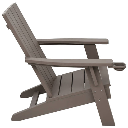 vidaXL Garden Adirondack Chair Light Brown 75x88.5x89.5 cm