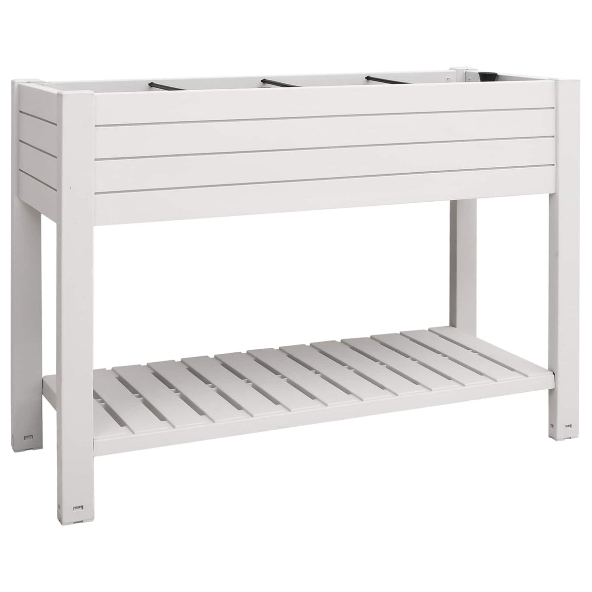 vidaXL Garden Raised Bed White 110x45x79 cm Polypropylene