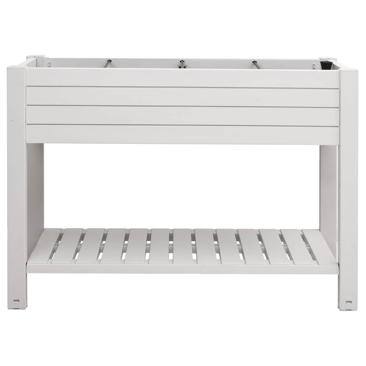 vidaXL Garden Raised Bed White 110x45x79 cm Polypropylene