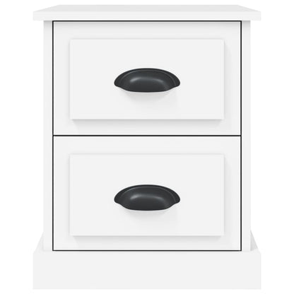 vidaXL Bedside Cabinets 2 pcs White 39x39x47.5 cm Engineered Wood