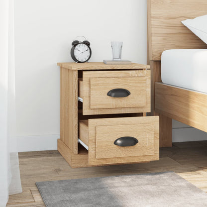 vidaXL Bedside Cabinets 2 pcs Sonoma Oak 39x39x47.5 cm Engineered Wood