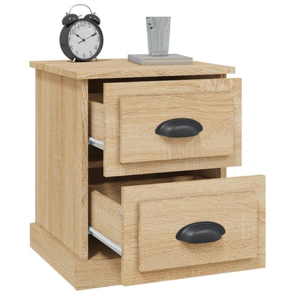vidaXL Bedside Cabinets 2 pcs Sonoma Oak 39x39x47.5 cm Engineered Wood