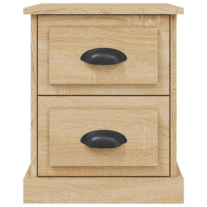 vidaXL Bedside Cabinets 2 pcs Sonoma Oak 39x39x47.5 cm Engineered Wood