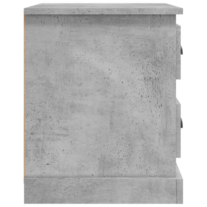 vidaXL Bedside Cabinets 2 pcs Concrete Grey 39x39x47.5 cm Engineered Wood
