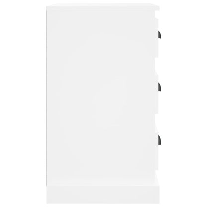 vidaXL Bedside Cabinet White 39x39x67 cm Engineered Wood