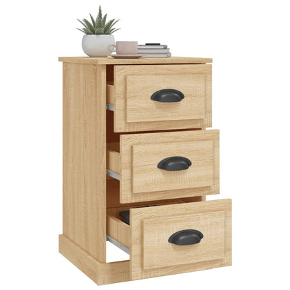 vidaXL Bedside Cabinet Sonoma Oak 39x39x67 cm Engineered Wood
