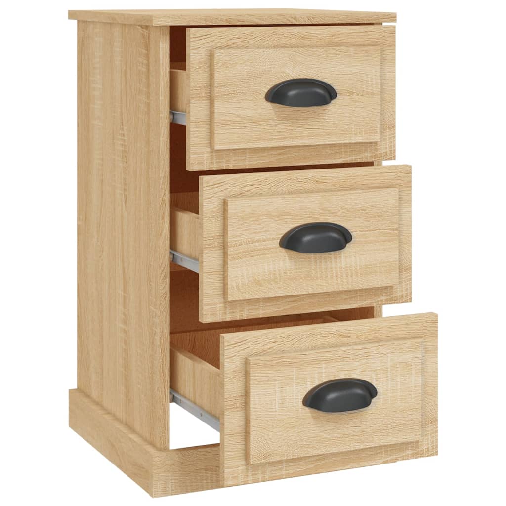 vidaXL Bedside Cabinet Sonoma Oak 39x39x67 cm Engineered Wood
