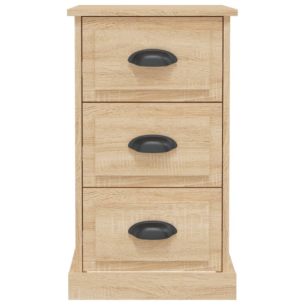 vidaXL Bedside Cabinet Sonoma Oak 39x39x67 cm Engineered Wood
