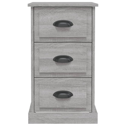 vidaXL Bedside Cabinet Grey Sonoma 39x39x67 cm Engineered Wood