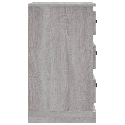 vidaXL Bedside Cabinet Grey Sonoma 39x39x67 cm Engineered Wood
