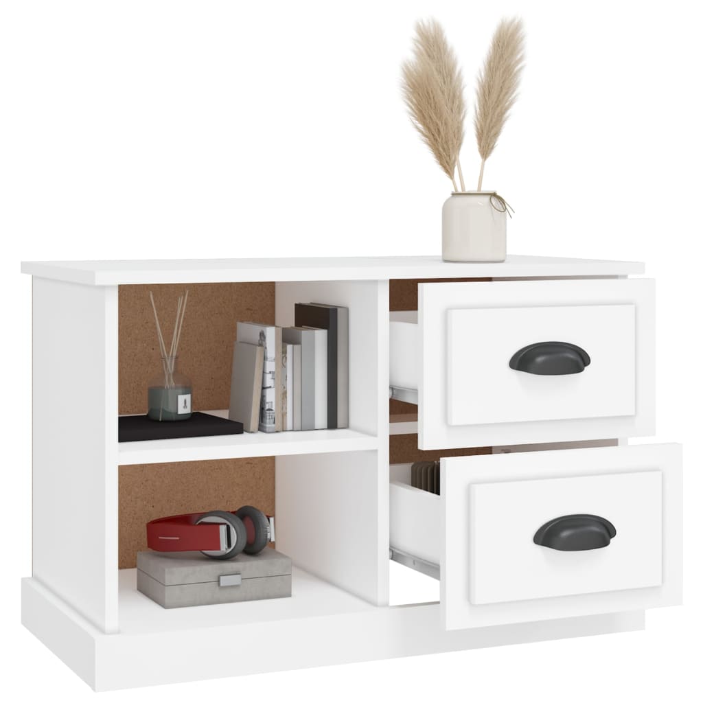 vidaXL TV Cabinet White 73x35,5x47,5 cm Engineered Wood