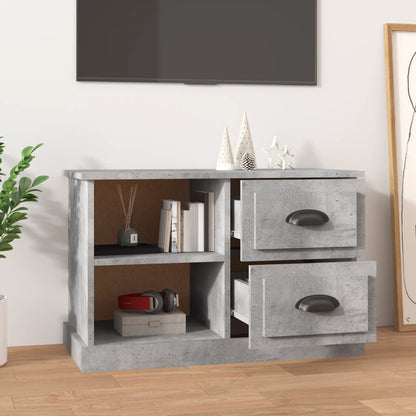 vidaXL TV Cabinet Concrete Grey 73x35,5x47,5 cm Engineered Wood