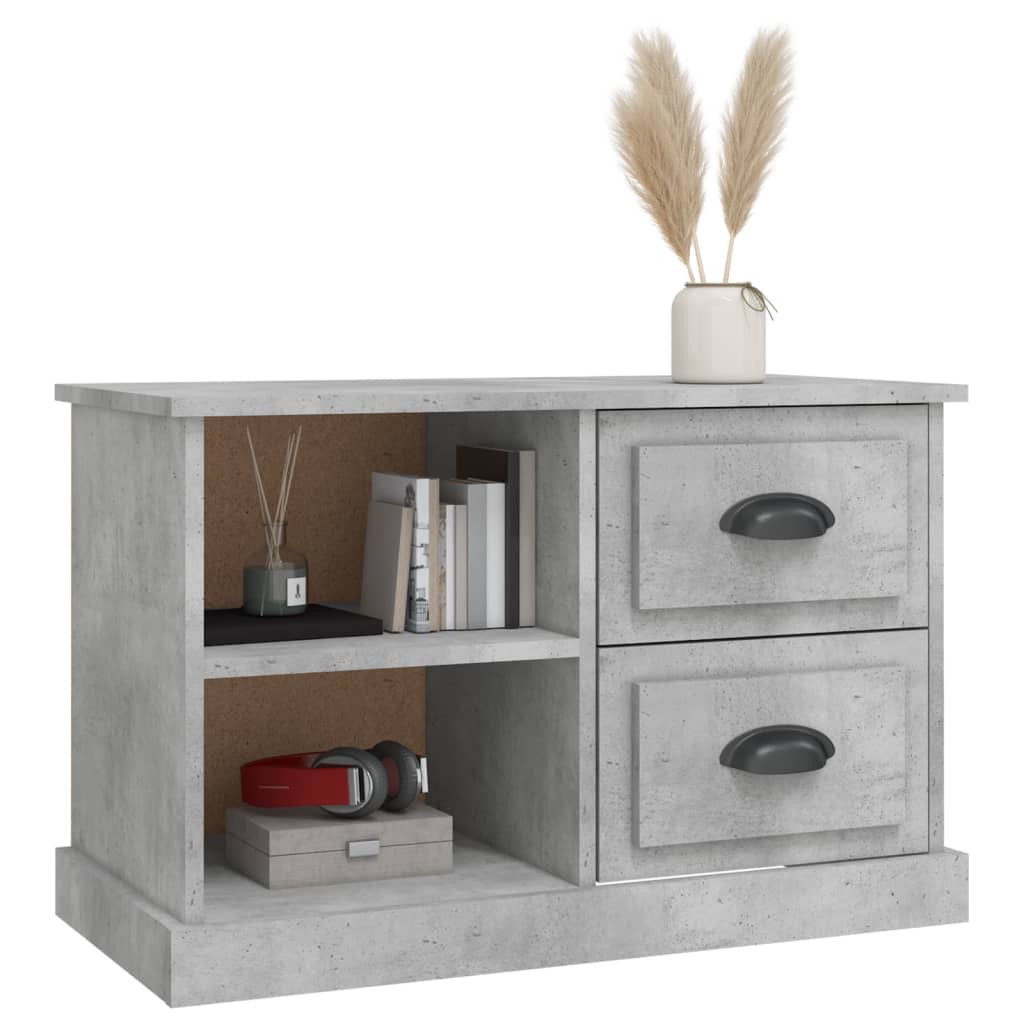 vidaXL TV Cabinet Concrete Grey 73x35,5x47,5 cm Engineered Wood