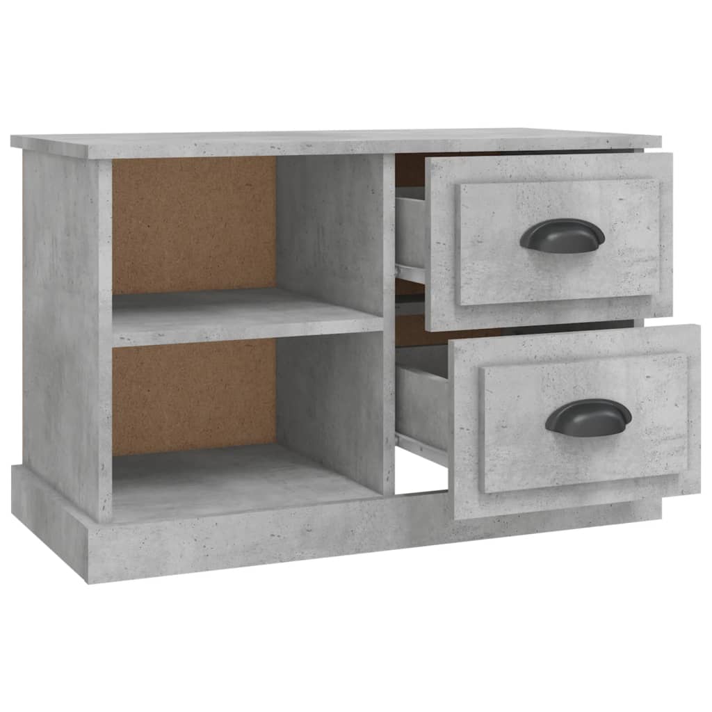 vidaXL TV Cabinet Concrete Grey 73x35,5x47,5 cm Engineered Wood