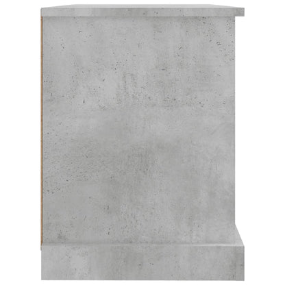 vidaXL TV Cabinet Concrete Grey 73x35.5x47.5 cm Engineered Wood