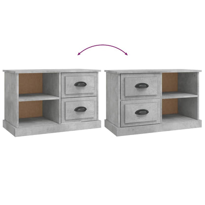 vidaXL TV Cabinet Concrete Grey 73x35,5x47,5 cm Engineered Wood