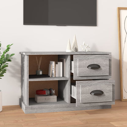 vidaXL TV Cabinet Grey Sonoma 73x35.5x47.5 cm Engineered Wood