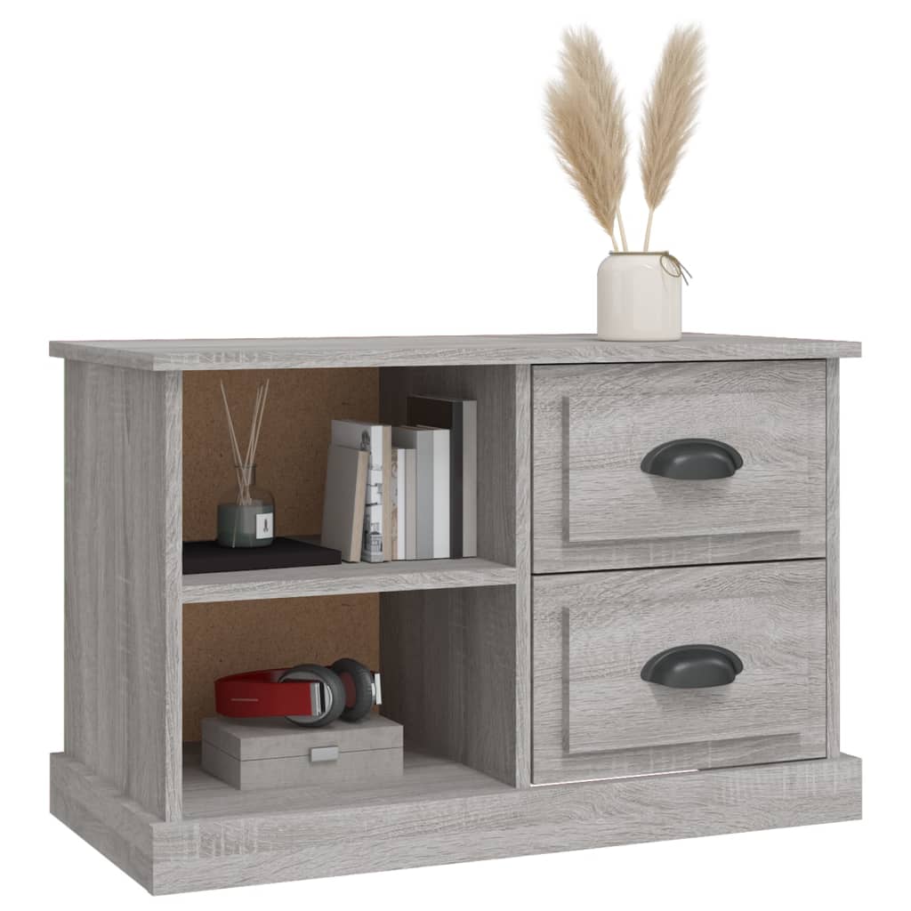 vidaXL TV Cabinet Grey Sonoma 73x35,5x47,5 cm Engineered Wood
