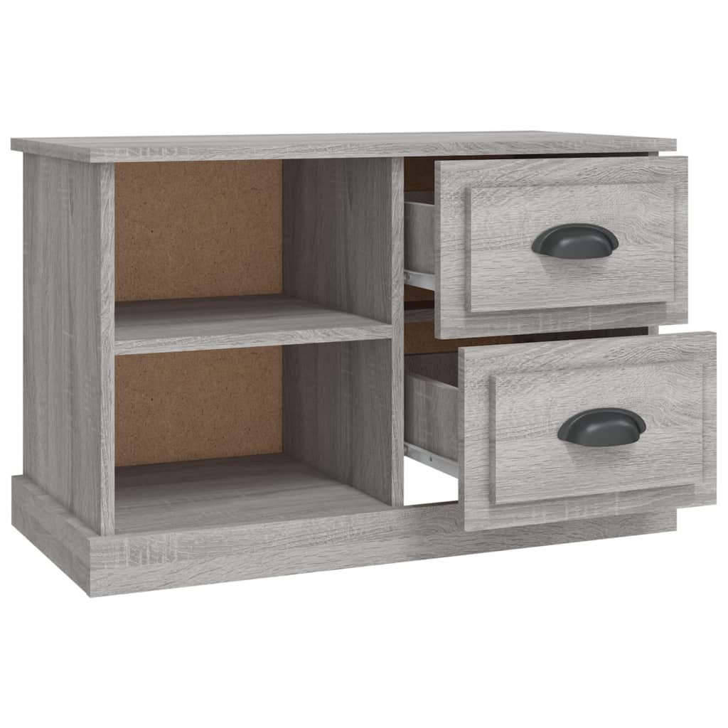 vidaXL TV Cabinet Grey Sonoma 73x35,5x47,5 cm Engineered Wood