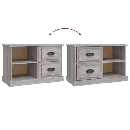 vidaXL TV Cabinet Grey Sonoma 73x35.5x47.5 cm Engineered Wood