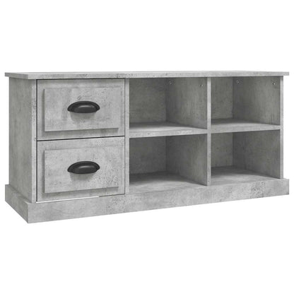vidaXL TV Cabinet Concrete Grey 102x35,5x47,5 cm Engineered Wood