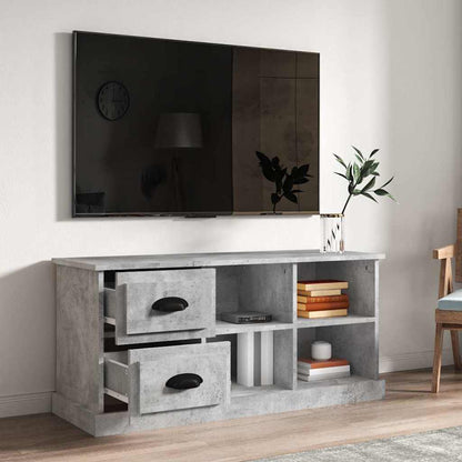 vidaXL TV Cabinet Concrete Grey 102x35,5x47,5 cm Engineered Wood